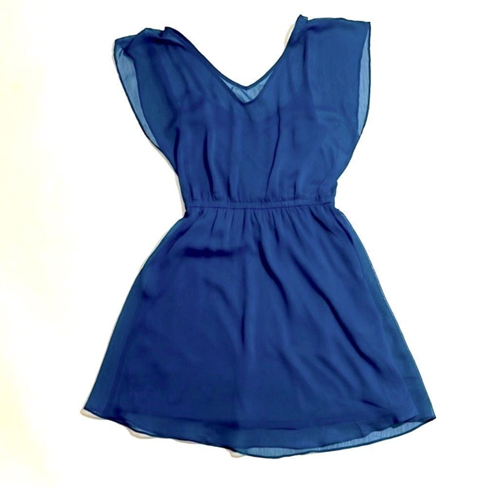 Express V-Neck Shear Dress